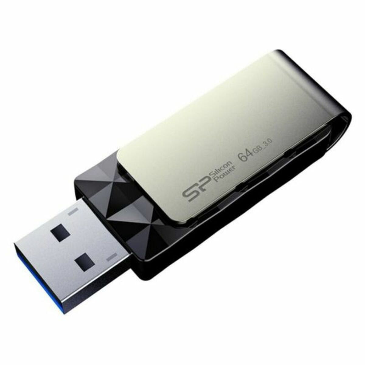 USB stick Silicon Power Blaze B30 64 GB Black, Silicon Power, Computing, Data storage, usb-stick-silicon-power-blaze-b30-64-gb-black, Brand_Silicon Power, category-reference-2609, category-reference-2803, category-reference-2817, category-reference-t-19685, category-reference-t-19909, category-reference-t-21355, computers / components, Condition_NEW, Price_20 - 50, RiotNook