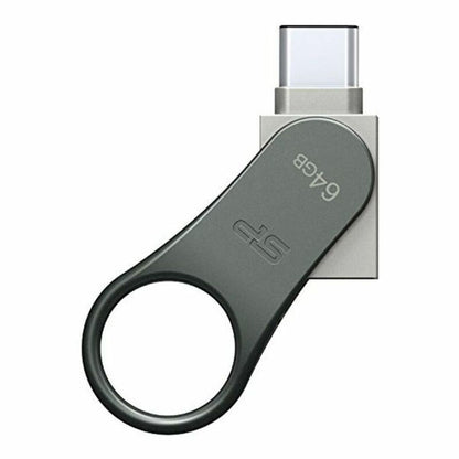 USB stick Silicon Power SP064GBUC3C80V1S 64 GB Titanium black Silver 64 GB, Silicon Power, Computing, Data storage, usb-stick-silicon-power-sp064gbuc3c80v1s-64-gb-titanium-black-silver-64-gb, Brand_Silicon Power, category-reference-2609, category-reference-2803, category-reference-2817, category-reference-t-19685, category-reference-t-19909, category-reference-t-21355, computers / components, Condition_NEW, Price_100 - 200, Teleworking, RiotNook