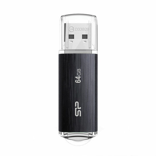 USB stick Silicon Power Blaze B02 Black 64 GB, Silicon Power, Computing, Data storage, usb-stick-silicon-power-blaze-b02-black-64-gb, Brand_Silicon Power, category-reference-2609, category-reference-2803, category-reference-2817, category-reference-t-19685, category-reference-t-19909, category-reference-t-21355, computers / components, Condition_NEW, Price_20 - 50, Teleworking, RiotNook