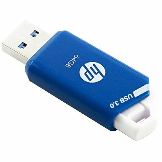 USB stick HP HPFD755W-64 64 GB Blue, HP, Computing, Data storage, usb-stick-hp-hpfd755w-64-64-gb-blue, Brand_HP, category-reference-2609, category-reference-2803, category-reference-2817, category-reference-t-19685, category-reference-t-19909, category-reference-t-21355, computers / components, Condition_NEW, Price_20 - 50, Teleworking, RiotNook