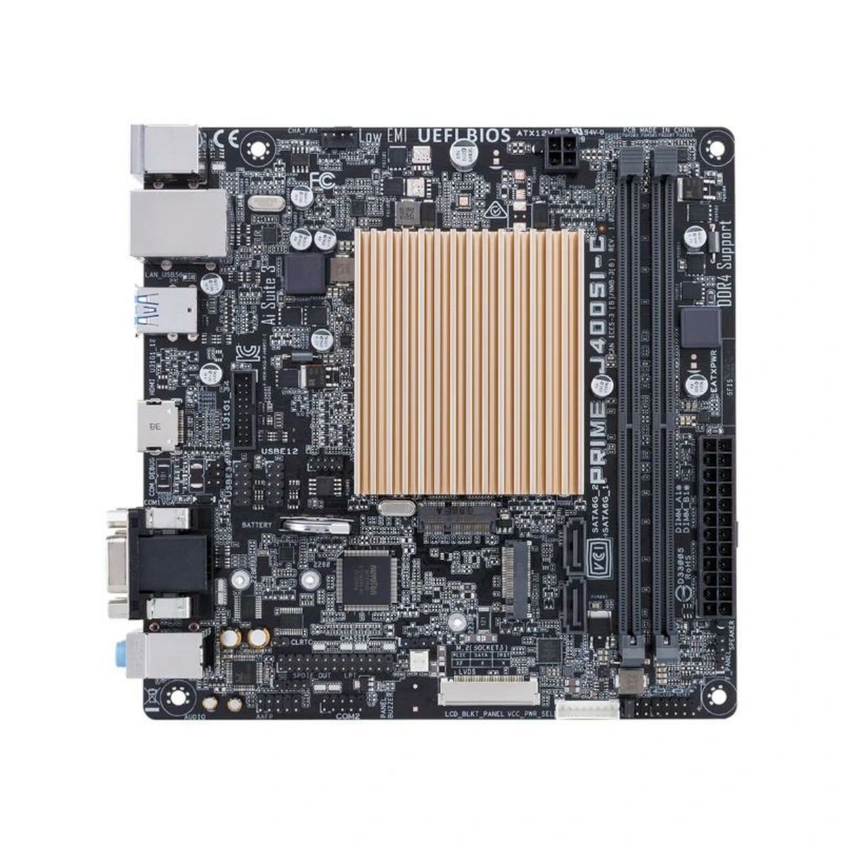 Motherboard Asus PRIME J4005I-C Mini-ITX LGA 1151 Intel, Asus, Computing, Components, motherboard-asus-prime-j4005i-c-mini-itx-lga-1151-intel, Brand_Asus, category-reference-2609, category-reference-2803, category-reference-2804, category-reference-t-19685, category-reference-t-19912, category-reference-t-21360, computers / components, Condition_NEW, Price_50 - 100, Teleworking, RiotNook