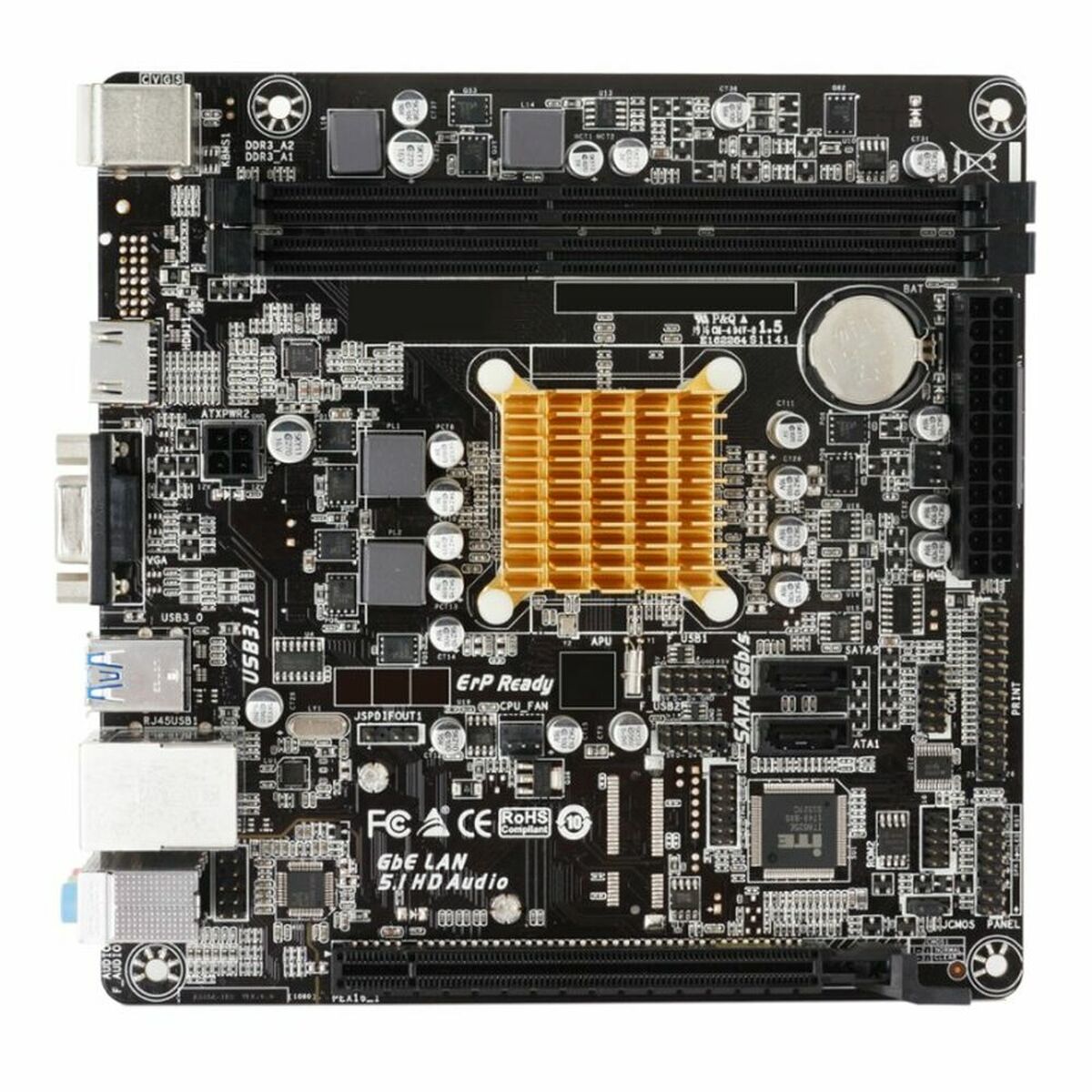 Motherboard Biostar A68N-2100K, Biostar, Computing, Components, motherboard-biostar-a68n-2100k, Brand_Biostar, category-reference-2609, category-reference-2803, category-reference-2804, category-reference-t-19685, category-reference-t-19912, category-reference-t-21360, computers / components, Condition_NEW, Price_50 - 100, RiotNook