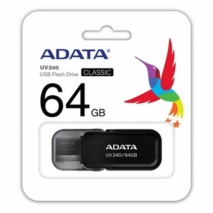 USB stick Adata AUV240-64G-RBK 64 GB, Adata, Computing, Data storage, usb-stick-adata-auv240-64g-rbk-64-gb, Brand_Adata, category-reference-2609, category-reference-2803, category-reference-2817, category-reference-t-19685, category-reference-t-19909, category-reference-t-21355, computers / components, Condition_NEW, Price_20 - 50, Teleworking, RiotNook