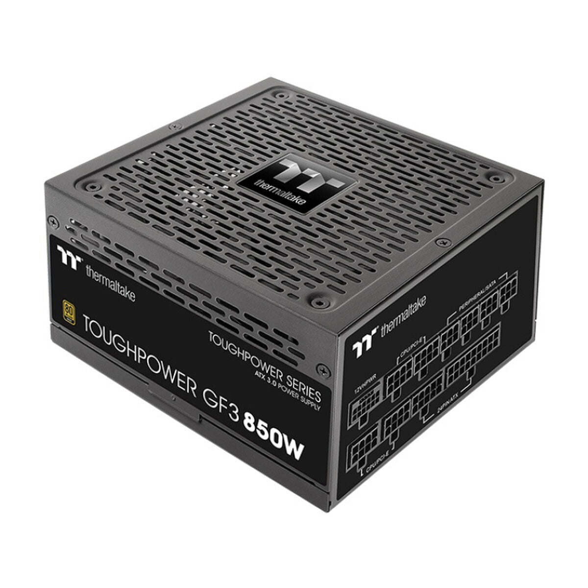 Power supply THERMALTAKE Toughpower GF3 850 W 80 Plus Gold, THERMALTAKE, Computing, Components, power-supply-thermaltake-toughpower-gf3-850-w-80-plus-gold, Brand_THERMALTAKE, category-reference-2609, category-reference-2803, category-reference-2816, category-reference-t-19685, category-reference-t-19912, category-reference-t-21360, category-reference-t-25656, computers / components, Condition_NEW, ferretería, Price_100 - 200, Teleworking, RiotNook