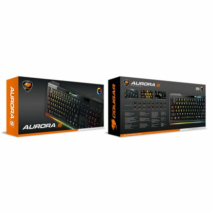 Keyboard Cougar Aurora S Multicolour, Cougar, Computing, Accessories, keyboard-cougar-aurora-s-multicolour, :QWERTY, :Spanish, Brand_Cougar, category-reference-2609, category-reference-2642, category-reference-2646, category-reference-t-19685, category-reference-t-19908, category-reference-t-21353, computers / peripherals, Condition_NEW, office, Price_20 - 50, RiotNook