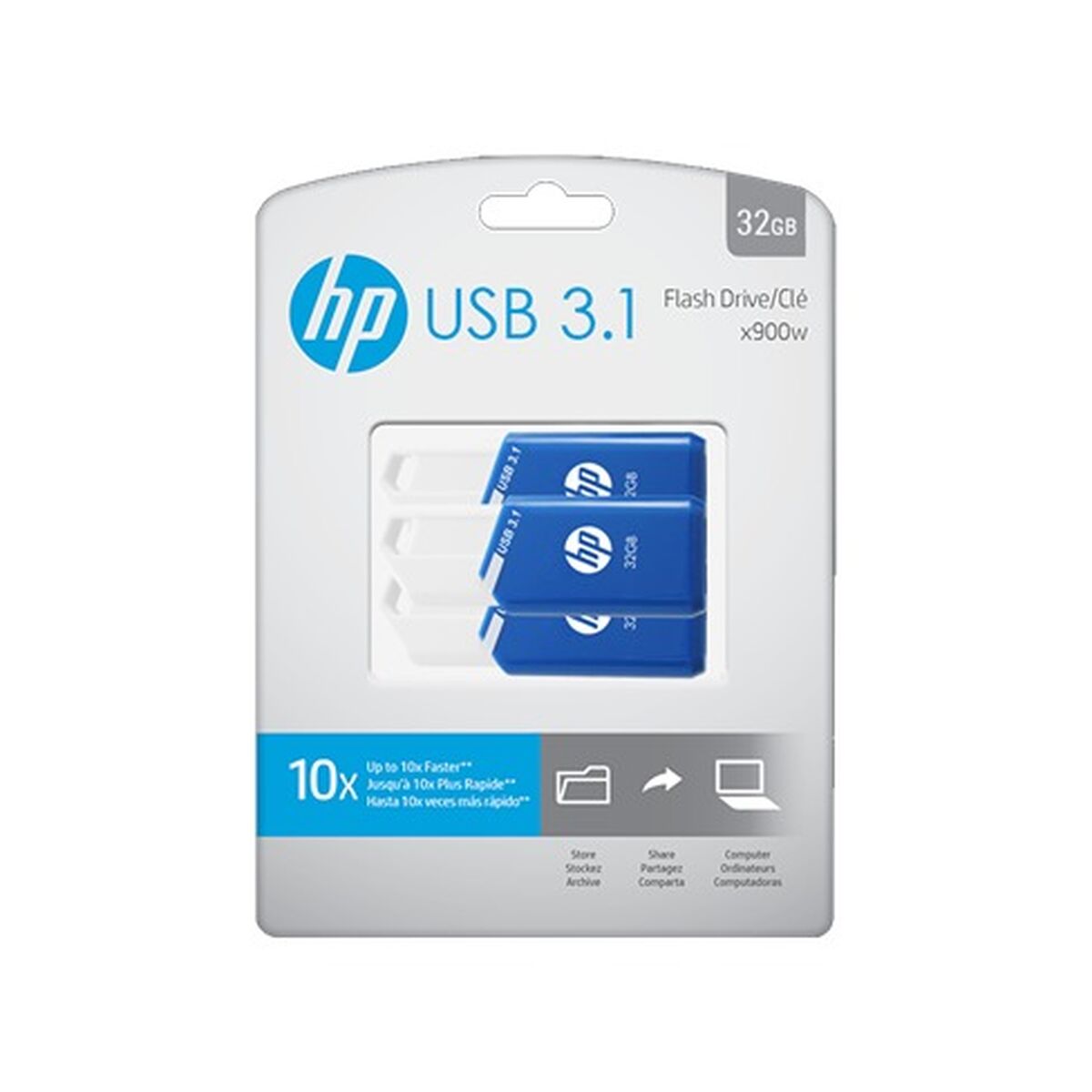 USB stick HP 32 GB, HP, Computing, Data storage, usb-stick-hp-32-gb, Brand_HP, category-reference-2609, category-reference-2803, category-reference-2817, category-reference-t-19685, category-reference-t-19909, category-reference-t-21355, computers / components, Condition_NEW, Price_20 - 50, Teleworking, RiotNook