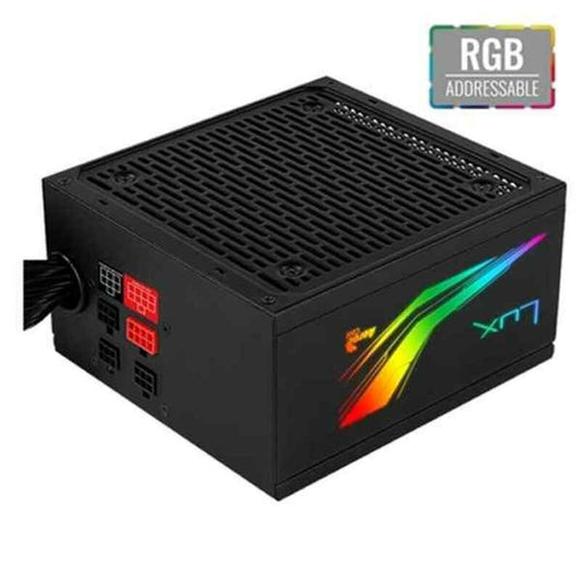 Power supply Aerocool LUX RGB 550M ATX 550 W 80 Plus Bronze LED RGB, Aerocool, Computing, Components, power-supply-aerocool-lux-rgb-550m-atx-550-w-80-plus-bronze-led-rgb, Brand_Aerocool, category-reference-2609, category-reference-2803, category-reference-2816, category-reference-t-19685, category-reference-t-19912, category-reference-t-21360, category-reference-t-25656, computers / components, Condition_NEW, ferretería, Price_50 - 100, Teleworking, RiotNook