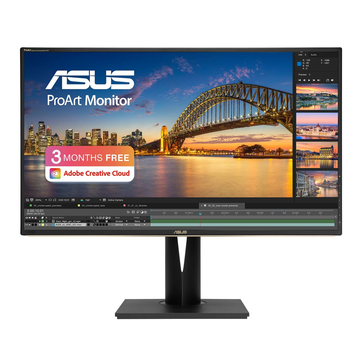 Monitor Asus ProArt PA329C 32" IPS LCD Flicker free, Asus, Computing, monitor-asus-proart-pa329c-32-ips-lcd-flicker-free, Brand_Asus, category-reference-2609, category-reference-2642, category-reference-2644, category-reference-t-19685, computers / peripherals, Condition_NEW, office, Price_+ 1000, Teleworking, RiotNook