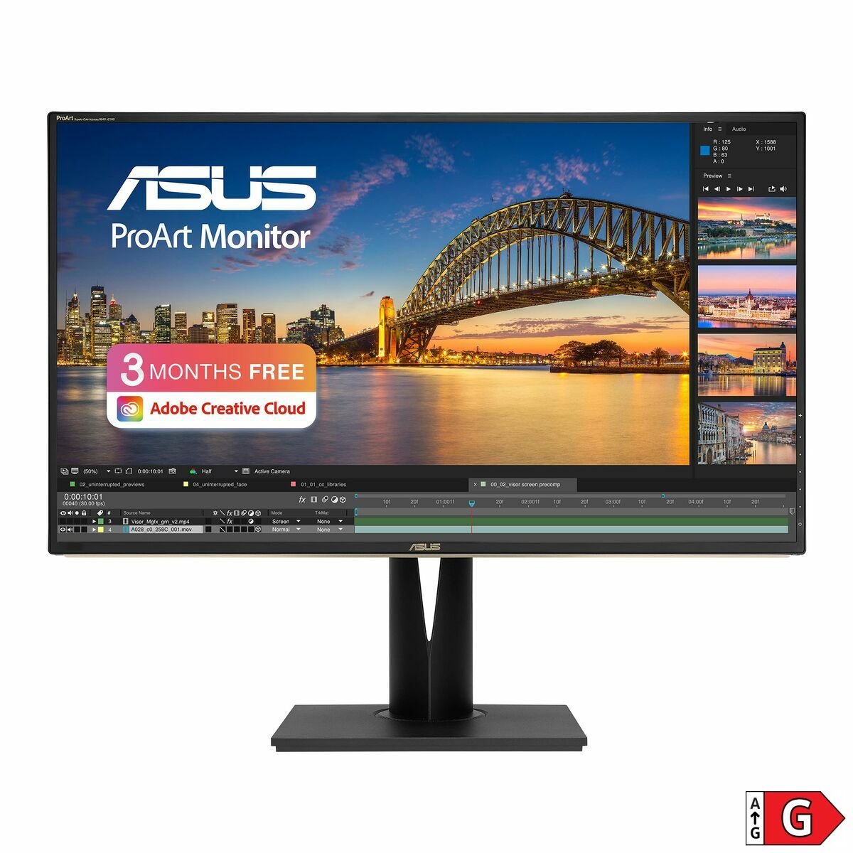 Monitor Asus ProArt PA329C 32" IPS LCD Flicker free, Asus, Computing, monitor-asus-proart-pa329c-32-ips-lcd-flicker-free, Brand_Asus, category-reference-2609, category-reference-2642, category-reference-2644, category-reference-t-19685, computers / peripherals, Condition_NEW, office, Price_+ 1000, Teleworking, RiotNook