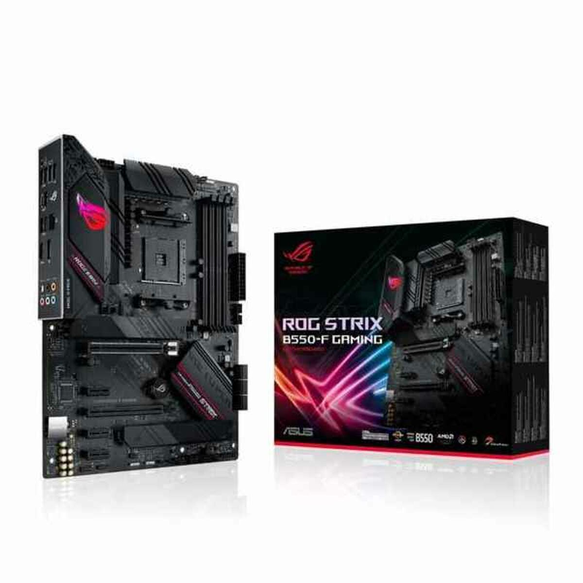 Motherboard Gaming Asus ROG STRIX B550-F GAMING ATX AM4 AMD B550 AMD AMD AM4, Asus, Computing, Components, motherboard-gaming-asus-rog-strix-b550-f-gaming-atx-am4-amd-b550-amd-amd-am4, Brand_Asus, category-reference-2609, category-reference-2803, category-reference-2804, category-reference-t-19685, category-reference-t-19912, category-reference-t-21360, computers / components, Condition_NEW, Price_100 - 200, Teleworking, RiotNook