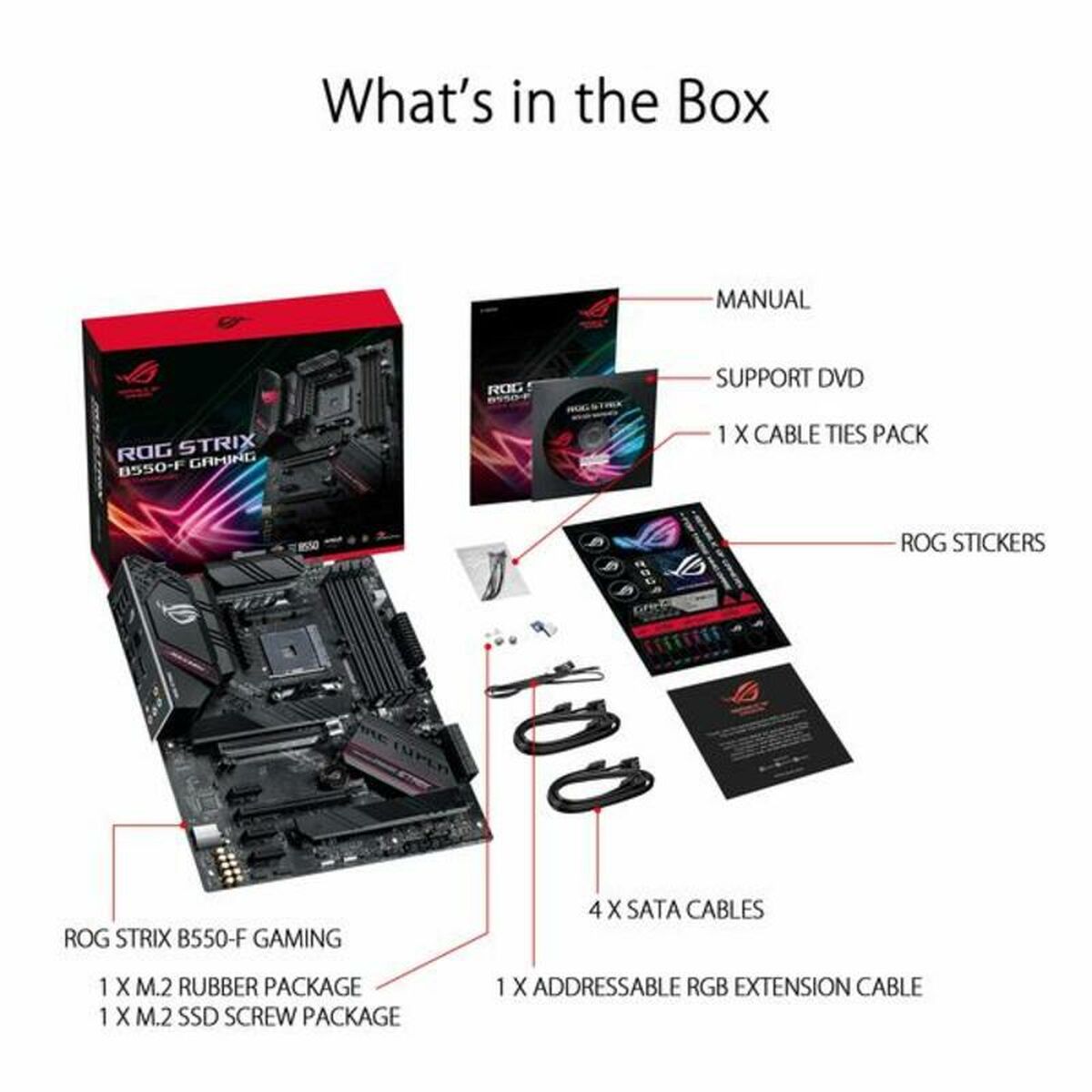 Motherboard Gaming Asus ROG STRIX B550-F GAMING ATX AM4 AMD B550 AMD AMD AM4, Asus, Computing, Components, motherboard-gaming-asus-rog-strix-b550-f-gaming-atx-am4-amd-b550-amd-amd-am4, Brand_Asus, category-reference-2609, category-reference-2803, category-reference-2804, category-reference-t-19685, category-reference-t-19912, category-reference-t-21360, computers / components, Condition_NEW, Price_100 - 200, Teleworking, RiotNook