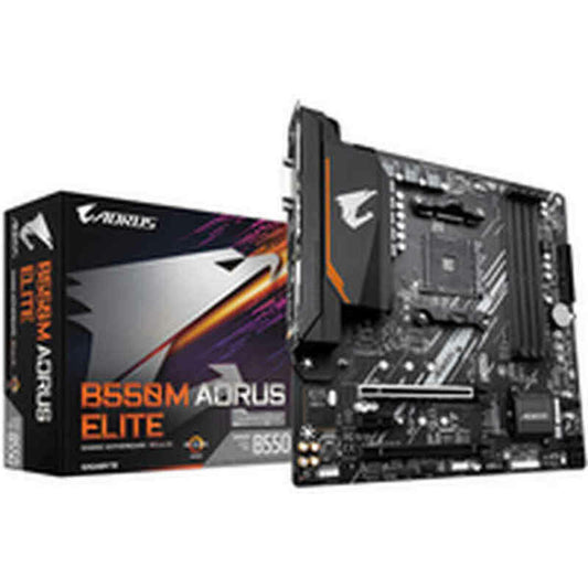 Motherboard Gigabyte B550M AORUS ELITE mATX AM4     AMD AM4 AMD AMD B550, Gigabyte, Computing, Components, motherboard-gigabyte-b550m-aorus-elite-matx-am4-amd-am4-amd-amd-b550, Brand_Gigabyte, category-reference-2609, category-reference-2803, category-reference-2804, category-reference-t-19685, category-reference-t-19912, category-reference-t-21360, computers / components, Condition_NEW, Price_100 - 200, Teleworking, RiotNook