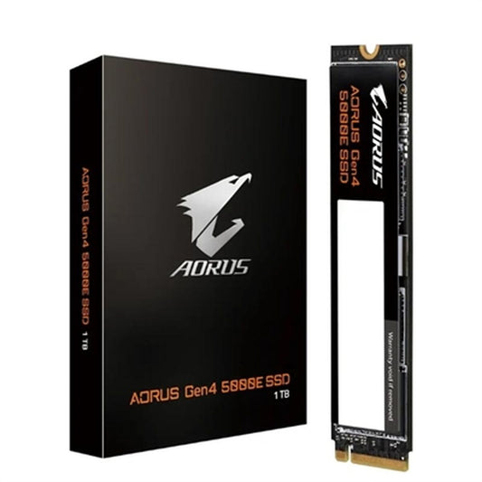 Hard Drive Gigabyte AORUS Gen4 5000E 1 TB SSD, Gigabyte, Computing, Data storage, hard-drive-gigabyte-aorus-gen4-5000e-1-tb-ssd, Brand_Gigabyte, category-reference-2609, category-reference-2803, category-reference-2806, category-reference-t-19685, category-reference-t-19909, category-reference-t-21357, computers / components, Condition_NEW, Price_100 - 200, Teleworking, RiotNook