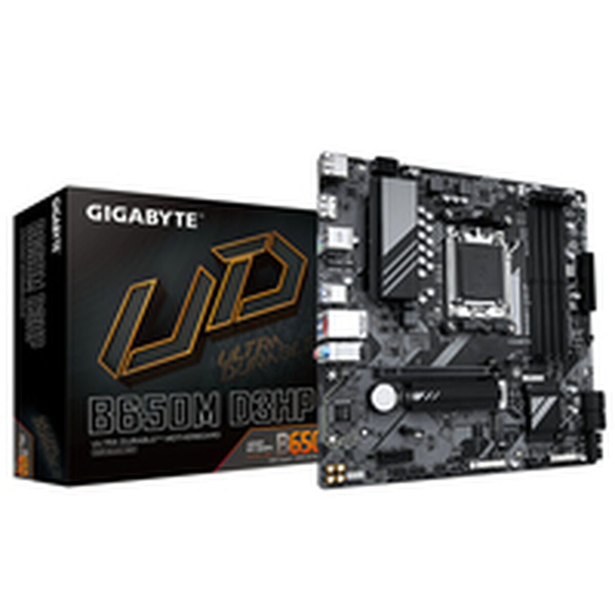 Motherboard Gigabyte B650M D3HP AM5 ATX AMD AMD B650 AMD AM5, Gigabyte, Computing, Components, motherboard-gigabyte-b650m-d3hp-am5-atx-amd-amd-b650-amd-am5, Brand_Gigabyte, category-reference-2609, category-reference-2803, category-reference-2804, category-reference-t-19685, category-reference-t-19912, category-reference-t-21360, category-reference-t-25660, computers / components, Condition_NEW, Price_100 - 200, Teleworking, RiotNook