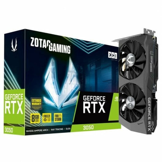 Graphics card Zotac GeForce RTX 3050 ECO 8 GB GDDR6, Zotac, Computing, Components, graphics-card-zotac-geforce-rtx-3050-eco-8-gb-gddr6, Brand_Zotac, category-reference-2609, category-reference-2803, category-reference-2812, category-reference-t-19685, category-reference-t-19912, category-reference-t-21360, category-reference-t-25665, computers / components, Condition_NEW, Price_200 - 300, Teleworking, RiotNook