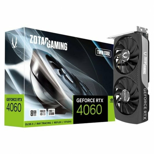 Graphics card Zotac GeForce RTX 4060 8 GB GDDR6 Geforce RTX 4060, Zotac, Computing, Components, graphics-card-zotac-geforce-rtx-4060-8-gb-ram-gddr6, Brand_Zotac, category-reference-2609, category-reference-2803, category-reference-2812, category-reference-t-19685, category-reference-t-19912, category-reference-t-21360, computers / components, Condition_NEW, Price_300 - 400, Teleworking, RiotNook