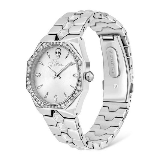 Ladies' Watch Police PL16038BS04M (Ø 36 mm), Police, Watches, Women, ladies-watch-police-pl16038bs04m-o-36-mm, : Quartz Movement, :Silver, Brand_Police, category-reference-2570, category-reference-2635, category-reference-2995, category-reference-t-12816, category-reference-t-19662, category-reference-t-19667, category-reference-t-19725, Condition_NEW, fashion, gifts for women, original gifts, Price_100 - 200, RiotNook