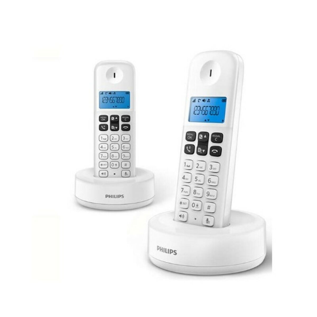 Wireless Phone Philips D1612W/34 1,6" 300 mAh GAP (2 pcs) White, Philips, Electronics, Landline telephones and accessories, wireless-phone-philips-d1612w-34-1-6-300-mah-gap-2-pcs-white, : Set of 2 Units, Brand_Philips, category-reference-2609, category-reference-2617, category-reference-2619, category-reference-t-18372, category-reference-t-19653, Condition_NEW, office, Price_50 - 100, telephones & tablets, Teleworking, RiotNook