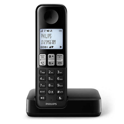 Wireless Phone Philips D2501B/34 DECT Black, Philips, Electronics, Landline telephones and accessories, wireless-phone-philips-d2501b-34-dect-black, Brand_Philips, category-reference-2609, category-reference-2617, category-reference-2619, category-reference-t-18372, category-reference-t-19653, Condition_NEW, office, Price_20 - 50, telephones & tablets, Teleworking, RiotNook