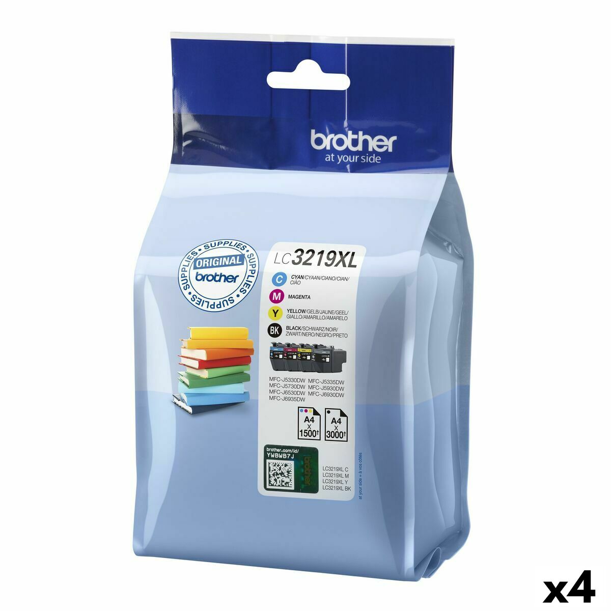 Original Ink Cartridge Brother LC3219XL Black/Cyan/Magenta/Yellow, Brother, Computing, Printers and accessories, original-ink-cartridge-brother-lc3219xl-black-cyan-magenta-yellow, Brand_Brother, category-reference-2609, category-reference-2642, category-reference-2874, category-reference-t-19685, category-reference-t-19911, category-reference-t-21377, category-reference-t-25688, Condition_NEW, office, Price_400 - 500, Teleworking, RiotNook