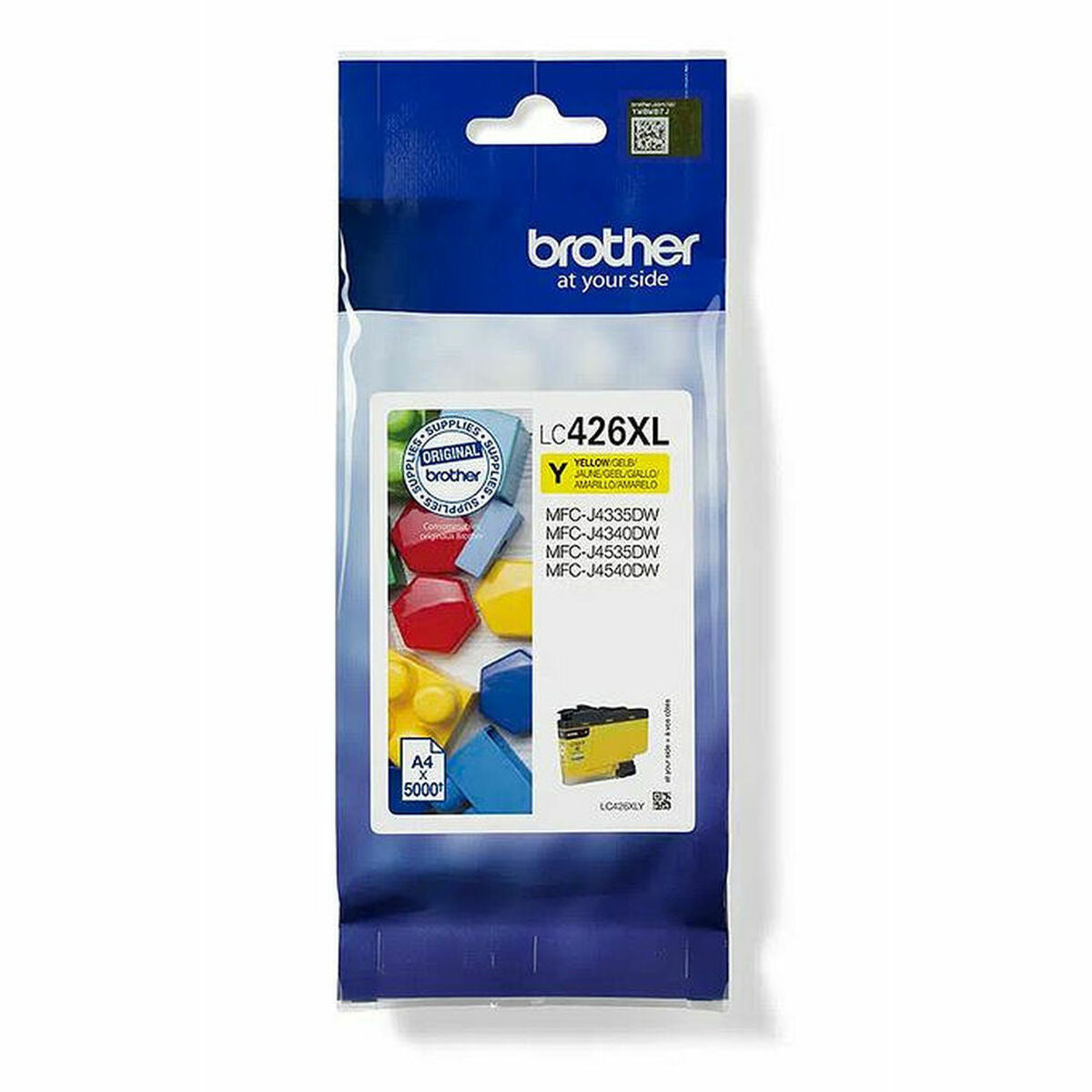 Original Ink Cartridge Brother LC-426XLY Yellow, Brother, Computing, Printers and accessories, original-ink-cartridge-brother-lc-426xly-yellow-1, Brand_Brother, category-reference-2609, category-reference-2642, category-reference-2874, category-reference-t-19685, category-reference-t-19911, category-reference-t-21377, category-reference-t-25688, category-reference-t-29848, Condition_NEW, office, Price_50 - 100, Teleworking, RiotNook