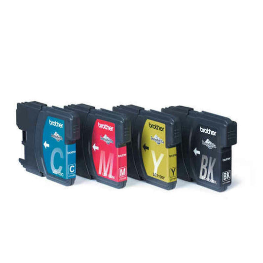 Original Ink Cartridge Brother LC1100VALBP Black/Cyan/Magenta/Yellow, Brother, Computing, Printers and accessories, original-ink-cartridge-brother-lc1100valbp-black-cyan-magenta-yellow, Brand_Brother, category-reference-2609, category-reference-2642, category-reference-2874, category-reference-t-19685, category-reference-t-19911, category-reference-t-21377, category-reference-t-25688, Condition_NEW, office, Price_50 - 100, Teleworking, RiotNook