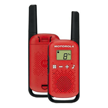 Walkie-Talkie Motorola T42 RED 1,3" LCD 4 km, Motorola, Electronics, Radio communication, walkie-talkie-motorola-t42-red-1-3-lcd-4-km, : Set of 2 Units, :Ultra HD, Brand_Motorola, category-reference-2609, category-reference-2617, category-reference-2940, category-reference-t-16442, category-reference-t-19653, Condition_NEW, entertainment, Price_20 - 50, RiotNook