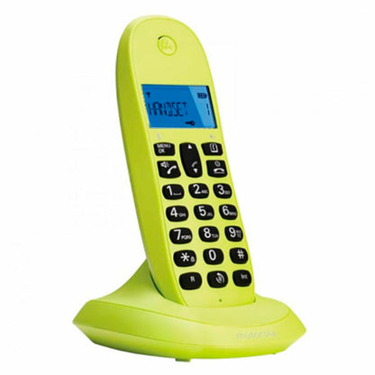 Wireless Phone Motorola C1001, Motorola, Electronics, Landline telephones and accessories, wireless-phone-motorola-c1001, Brand_Motorola, category-reference-2609, category-reference-2617, category-reference-2619, category-reference-t-18372, category-reference-t-19653, Colour_Black, Colour_Blue, Colour_Green, Colour_Lime, Colour_Sweet cherry, Colour_Turquoise, Colour_Violet, Colour_White, Condition_NEW, office, Price_20 - 50, telephones & tablets, Teleworking, RiotNook