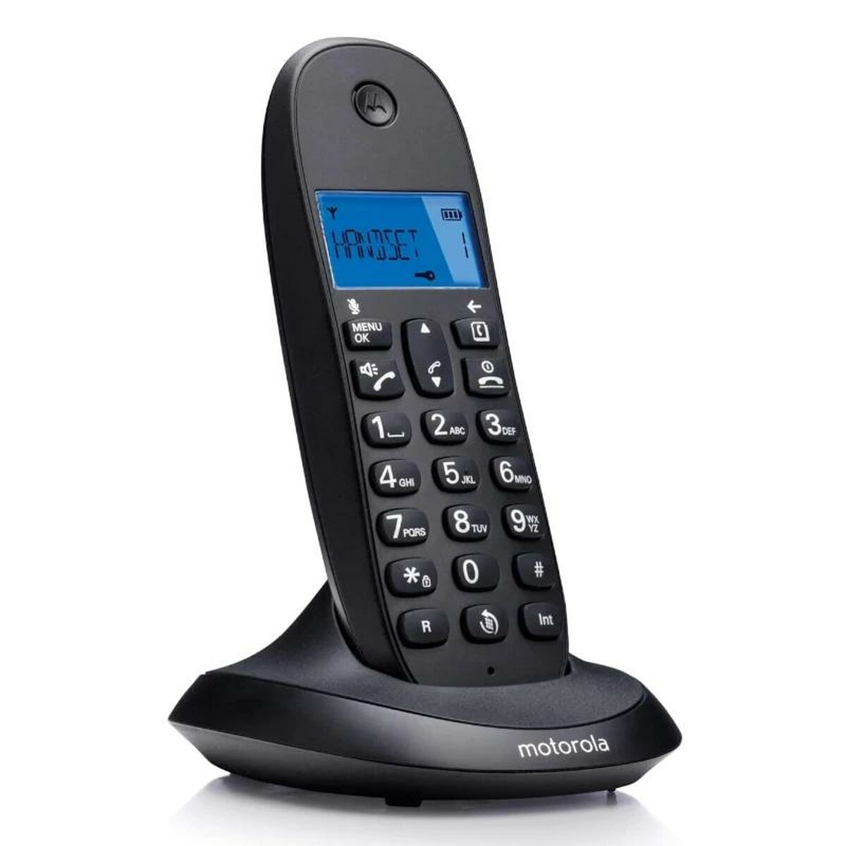 Wireless Phone Motorola 107C1001CB+ Black, Motorola, Electronics, Landline telephones and accessories, wireless-phone-motorola-107c1001cb-black, Brand_Motorola, category-reference-2609, category-reference-2617, category-reference-2619, category-reference-t-18372, category-reference-t-19653, Condition_NEW, office, Price_20 - 50, telephones & tablets, Teleworking, RiotNook