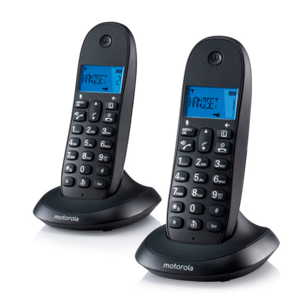 Wireless Phone Motorola C1002 (2 pcs), Motorola, Electronics, Landline telephones and accessories, wireless-phone-motorola-c1002-2-pcs, : Set of 2 Units, Brand_Motorola, category-reference-2609, category-reference-2617, category-reference-2619, category-reference-t-18372, category-reference-t-19653, Colour_Black, Colour_Gray/Pomegranate, Condition_NEW, office, Price_50 - 100, telephones & tablets, Teleworking, RiotNook