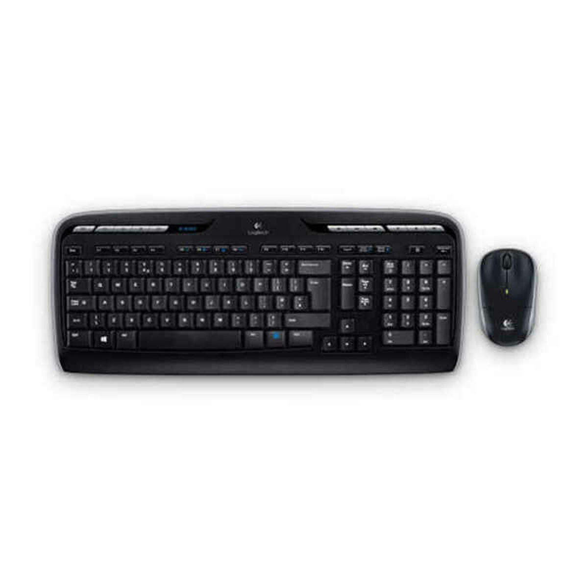 Keyboard and Wireless Mouse Logitech MK330 Black Spanish Qwerty, Logitech, Computing, Accessories, keyboard-and-wireless-mouse-logitech-mk330-black-spanish-qwerty, :QWERTY, :Spanish, Brand_Logitech, category-reference-2609, category-reference-2642, category-reference-2646, category-reference-t-19685, category-reference-t-19908, category-reference-t-21353, computers / peripherals, Condition_NEW, office, Price_50 - 100, Teleworking, RiotNook