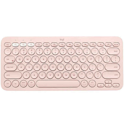 Wireless Keyboard Logitech K380  Pink Spanish Qwerty, Logitech, Computing, Accessories, wireless-keyboard-logitech-k380-pink-spanish-qwerty, :QWERTY, :Spanish, Brand_Logitech, category-reference-2609, category-reference-2642, category-reference-2646, category-reference-t-19685, category-reference-t-19908, category-reference-t-21353, computers / peripherals, Condition_NEW, office, Price_50 - 100, Teleworking, RiotNook