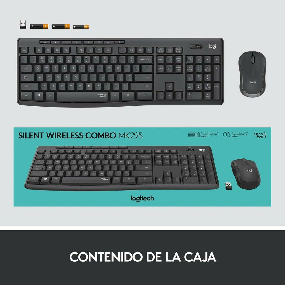 Keyboard and Wireless Mouse Logitech 920-009798 Black Spanish Qwerty QWERTY, Logitech, Computing, Accessories, keyboard-and-wireless-mouse-logitech-920-009798-black-spanish-qwerty-qwerty, Brand_Logitech, category-reference-2609, category-reference-2642, category-reference-2646, category-reference-t-19685, category-reference-t-19908, category-reference-t-21353, category-reference-t-25625, computers / peripherals, Condition_NEW, office, Price_50 - 100, Teleworking, RiotNook