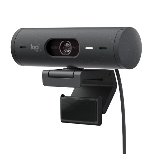 Webcam Logitech Brio 500 Black, Logitech, Computing, Accessories, webcam-logitech-brio-500-black, Brand_Logitech, category-reference-2609, category-reference-2642, category-reference-2844, category-reference-t-19685, category-reference-t-19908, category-reference-t-21340, computers / peripherals, Condition_NEW, office, Price_100 - 200, Teleworking, RiotNook