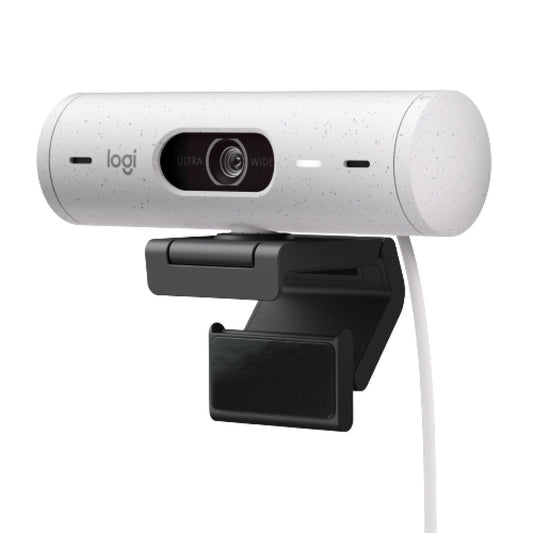 Webcam Logitech Brio 500 White, Logitech, Computing, Accessories, webcam-logitech-brio-500-white, :Webcam, Brand_Logitech, category-reference-2609, category-reference-2642, category-reference-2844, category-reference-t-19685, category-reference-t-19908, category-reference-t-21340, computers / peripherals, Condition_NEW, office, Price_100 - 200, Teleworking, RiotNook