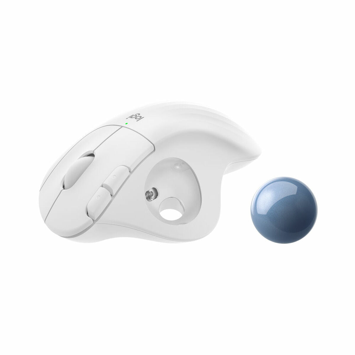 Mouse Logitech ERGO M575 White Black, Logitech, Computing, Accessories, mouse-logitech-ergo-m575-white-black, Brand_Logitech, category-reference-2609, category-reference-2642, category-reference-2656, category-reference-t-19685, category-reference-t-19908, category-reference-t-21353, computers / peripherals, Condition_NEW, office, Price_50 - 100, Teleworking, RiotNook