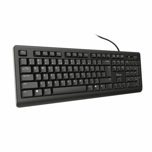 Keyboard Trust TK-150 Spanish Qwerty Black, Trust, Computing, Accessories, keyboard-trust-tk-150-spanish-qwerty-black, :QWERTY, :Spanish, Brand_Trust, category-reference-2609, category-reference-2642, category-reference-2646, category-reference-t-19685, category-reference-t-19908, category-reference-t-21353, computers / peripherals, Condition_NEW, office, Price_20 - 50, Teleworking, RiotNook