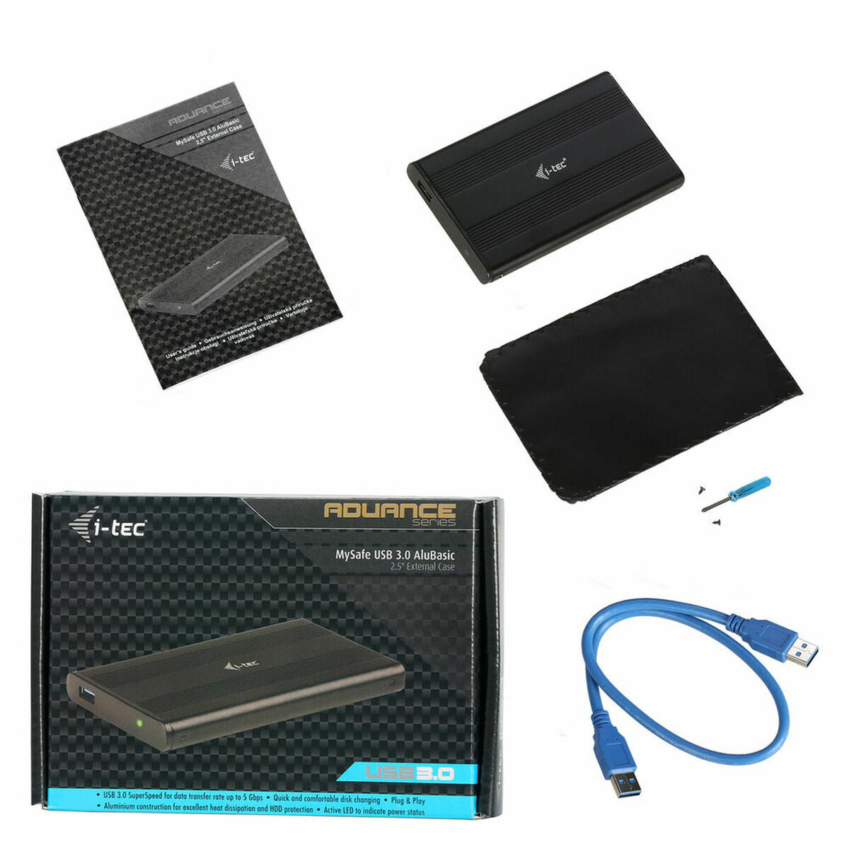 External Box i-Tec MYSAFEU312 Black USB SATA USB 3.2, i-Tec, Computing, Accessories, external-box-i-tec-mysafeu312-black-usb-sata-usb-3-2, Brand_i-Tec, category-reference-2609, category-reference-2803, category-reference-2806, category-reference-t-19685, category-reference-t-19908, category-reference-t-21344, Condition_NEW, Price_20 - 50, Teleworking, RiotNook