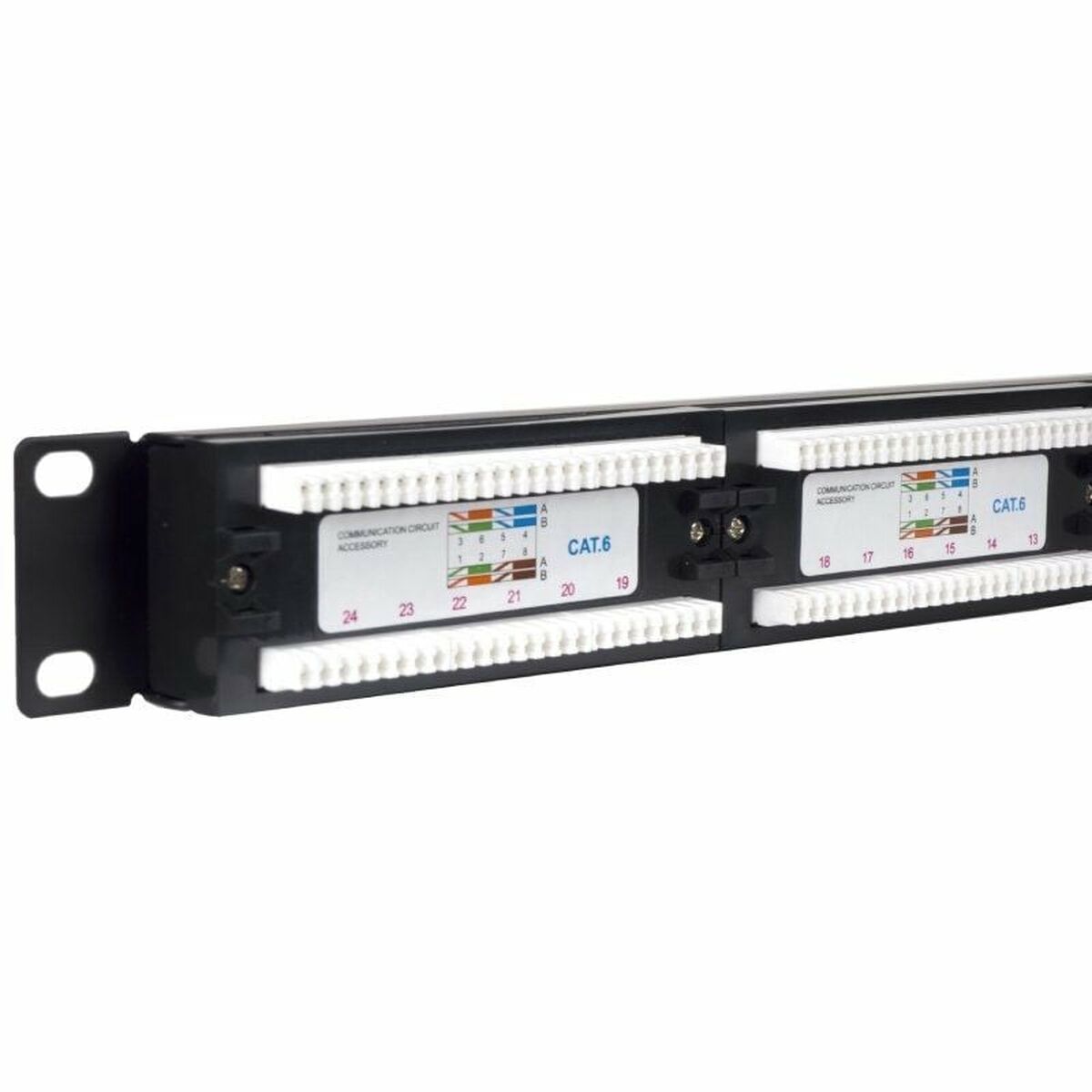 24-port UTP Category 6 Patch Panel Phasak PU 2420, Phasak, Computing, Accessories, 24-port-utp-category-6-patch-panel-phasak-pu-2420, Brand_Phasak, category-reference-2609, category-reference-2803, category-reference-2828, category-reference-t-19685, category-reference-t-19908, category-reference-t-21349, Condition_NEW, furniture, networks/wiring, organisation, Price_20 - 50, Teleworking, RiotNook