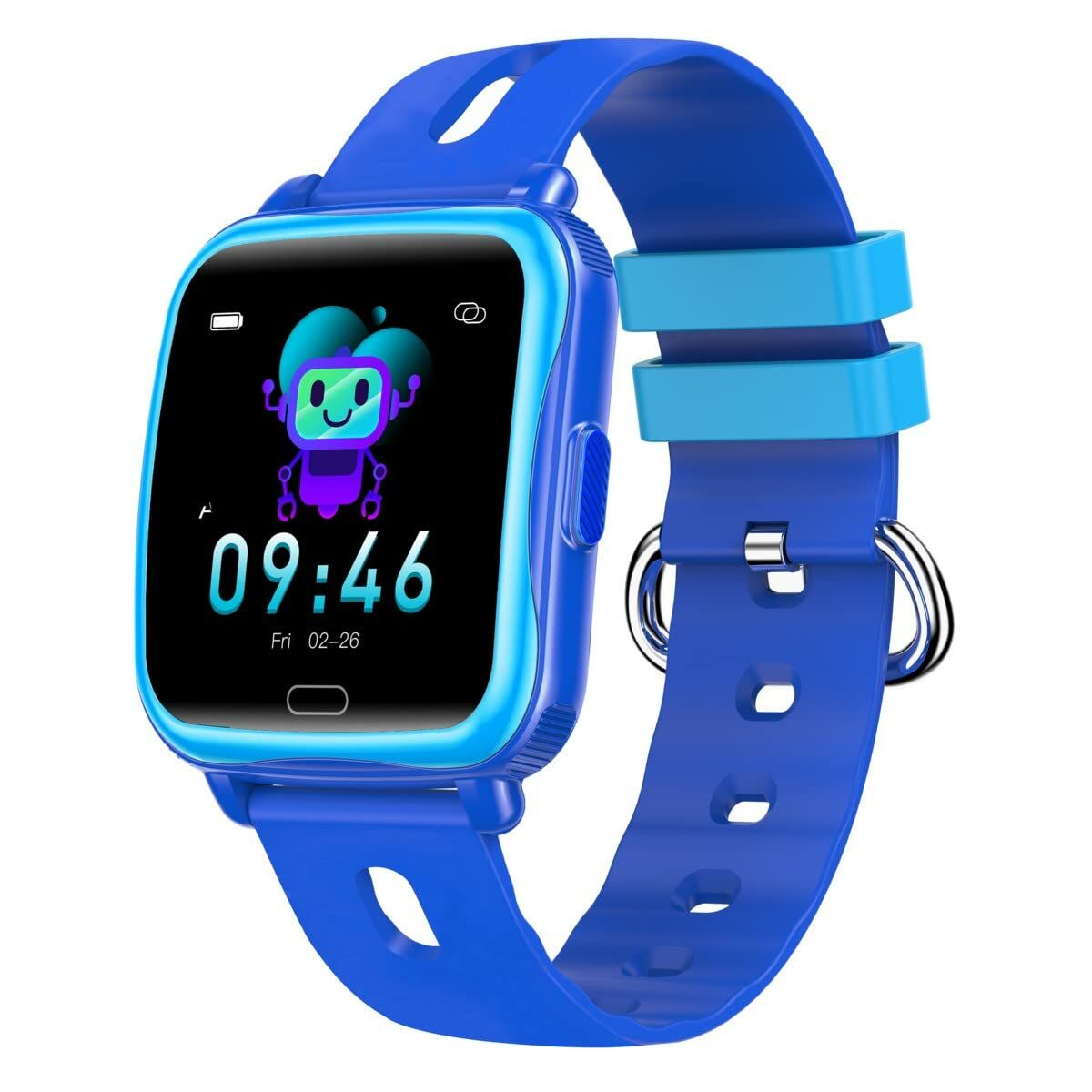 Kids' Smartwatch Denver Electronics SWK-110BU Blue 1,4", Denver Electronics, Electronics, kids-smartwatch-denver-electronics-swk-110bu-blue-1-4, :Blue, Brand_Denver Electronics, category-reference-2609, category-reference-2617, category-reference-2634, category-reference-t-19653, Condition_NEW, original gifts, Price_20 - 50, telephones & tablets, Teleworking, wifi y bluetooth, RiotNook