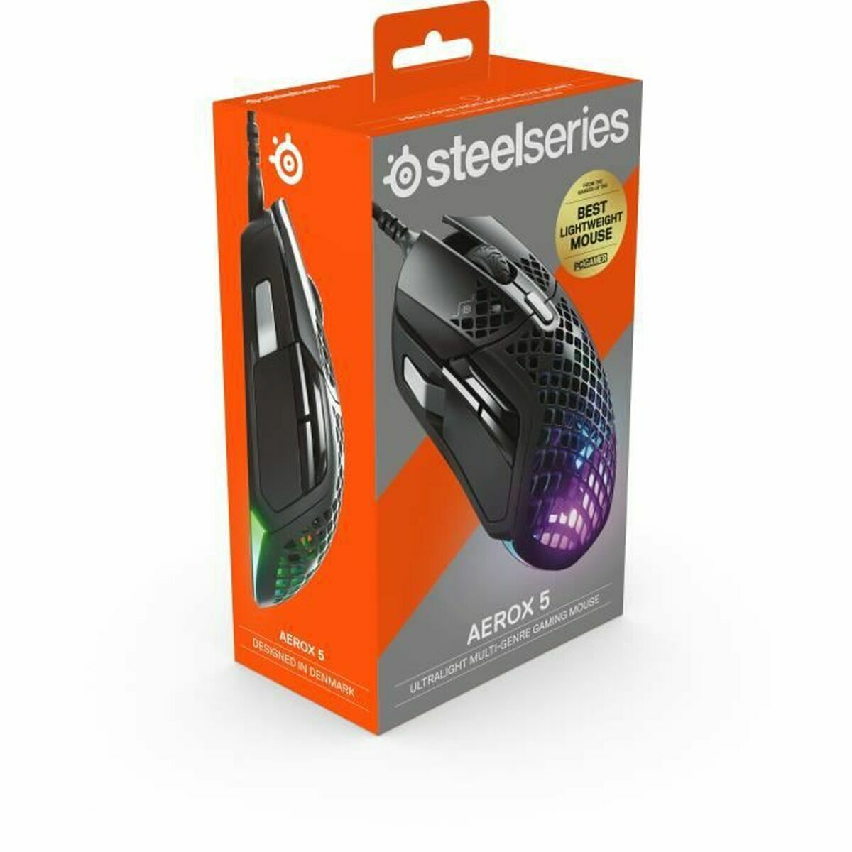 Mouse SteelSeries Aerox 5 Black Gaming LED Lights With cable, SteelSeries, Computing, Accessories, mouse-steelseries-aerox-5-black-gaming-led-lights-with-cable, :Gaming, Brand_SteelSeries, category-reference-2609, category-reference-2642, category-reference-2656, category-reference-t-19685, category-reference-t-19908, category-reference-t-21353, computers / peripherals, Condition_NEW, office, Price_100 - 200, RiotNook