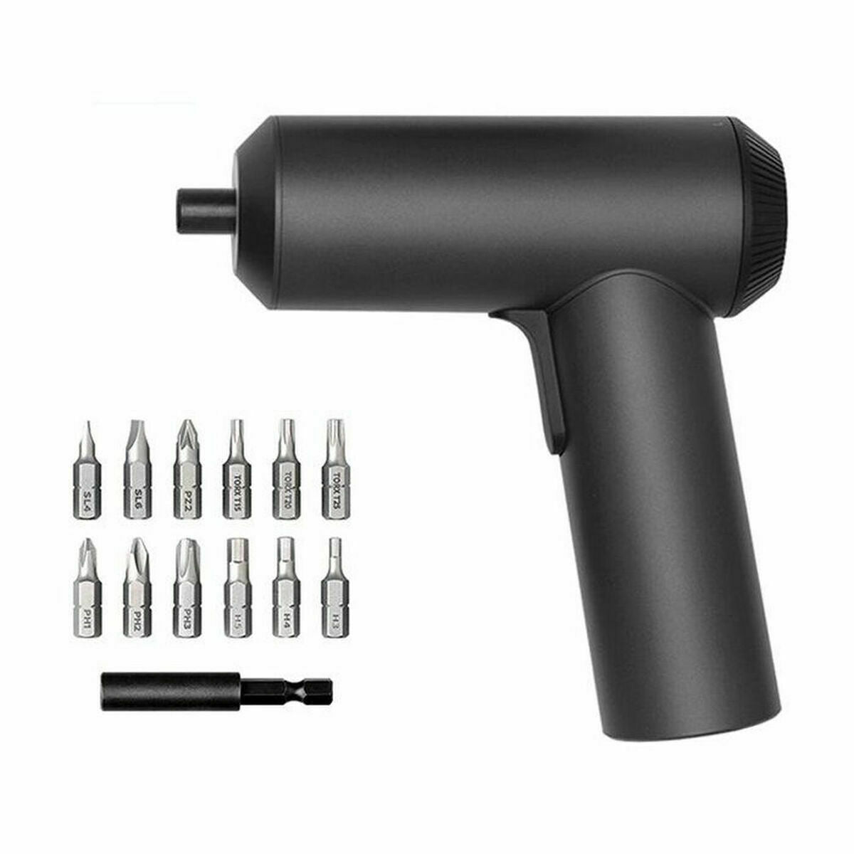 Electric Screwdriver Xiaomi DZN4019TW Black Grey, Xiaomi, Electronics, Landline telephones and accessories, electric-screwdriver-xiaomi-dzn4019tw-black-grey, Brand_Xiaomi, category-reference-2609, category-reference-2617, category-reference-2619, category-reference-t-18372, category-reference-t-18382, category-reference-t-19653, Condition_NEW, office, Price_50 - 100, telephones & tablets, Teleworking, RiotNook