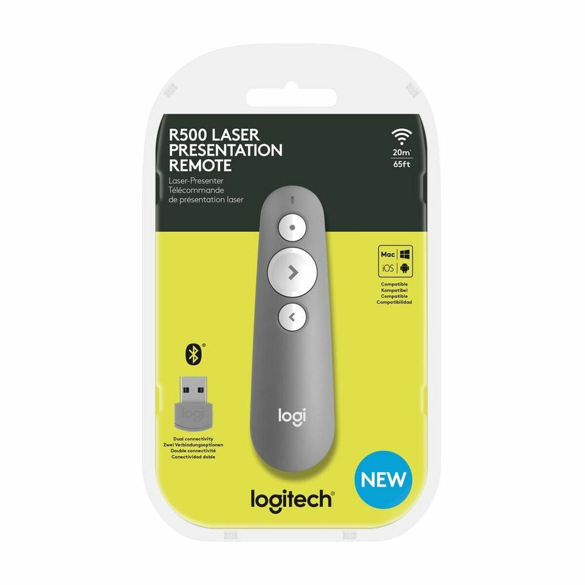 Laser Pointer Logitech R500S Grey, Logitech, Office and stationery, Office materials, laser-pointer-logitech-r500s-grey, Brand_Logitech, category-reference-2609, category-reference-2642, category-reference-2947, category-reference-t-11817, category-reference-t-11957, category-reference-t-19664, computers / peripherals, Condition_NEW, office, Price_50 - 100, vuelta al cole, RiotNook