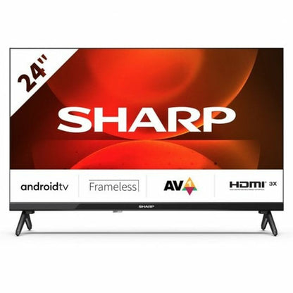 Smart TV Sharp 24FH2EA 24", Sharp, Electronics, TV, Video and home cinema, smart-tv-sharp-24fh2ea-24, Brand_Sharp, category-reference-2609, category-reference-2625, category-reference-2931, category-reference-t-18805, category-reference-t-18827, category-reference-t-19653, cinema and television, Condition_NEW, entertainment, Price_200 - 300, RiotNook