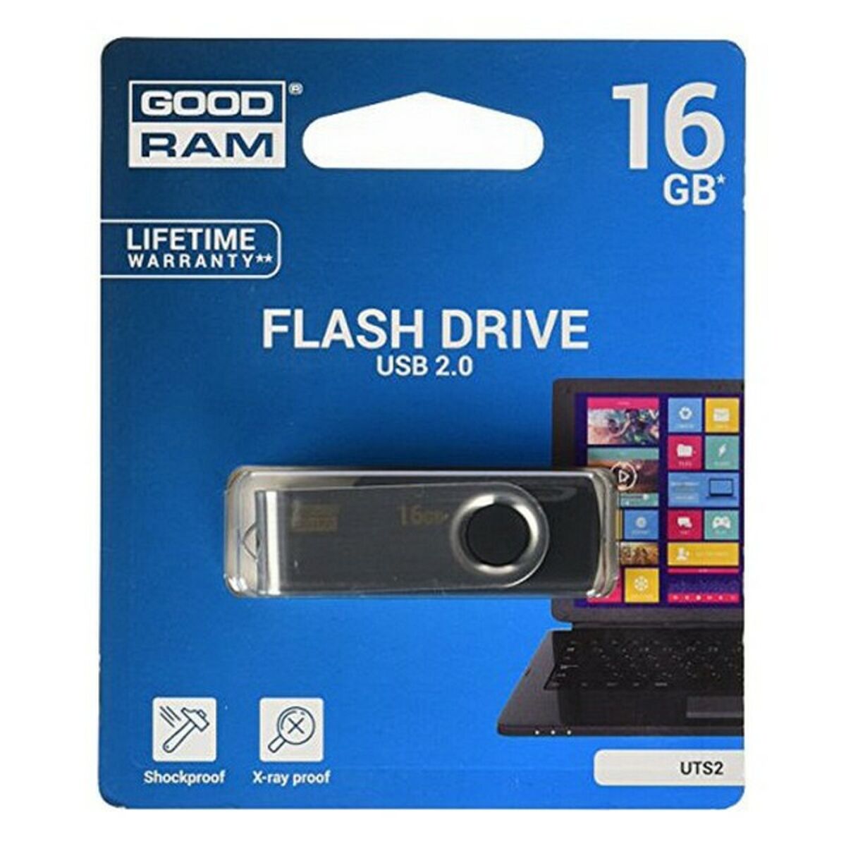 Pendrive GoodRam UTS2 USB 2.0 Black, GoodRam, Computing, Data storage, pendrive-goodram-uts2-usb-2-0-black, :128 GB, :32 GB, :64 GB, Brand_GoodRam, Capacity_128 GB, Capacity_16 GB, Capacity_32 GB, Capacity_64 GB, Capacity_8 GB, category-reference-2609, category-reference-2803, category-reference-2817, category-reference-t-19685, category-reference-t-19909, category-reference-t-21355, computers / components, Condition_NEW, Price_20 - 50, Teleworking, RiotNook