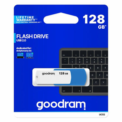 USB stick GoodRam UCO2 128 GB, GoodRam, Computing, Data storage, usb-stick-goodram-uco2-128-gb, Brand_GoodRam, category-reference-2609, category-reference-2803, category-reference-2817, category-reference-t-19685, category-reference-t-19909, category-reference-t-21355, computers / components, Condition_NEW, Price_20 - 50, Teleworking, RiotNook