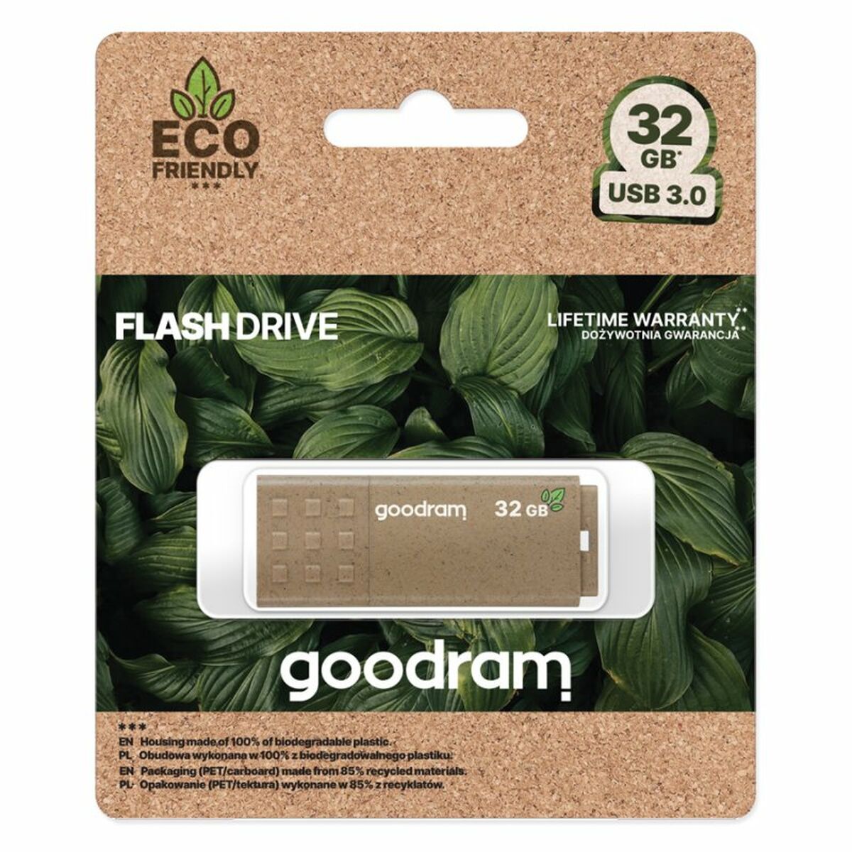 USB stick GoodRam UME3 Eco Friendly 32 GB, GoodRam, Computing, Data storage, usb-stick-goodram-ume3-eco-friendly-32-gb, Brand_GoodRam, category-reference-2609, category-reference-2803, category-reference-2817, category-reference-t-19685, category-reference-t-19909, category-reference-t-21355, computers / components, Condition_NEW, Price_20 - 50, Teleworking, RiotNook