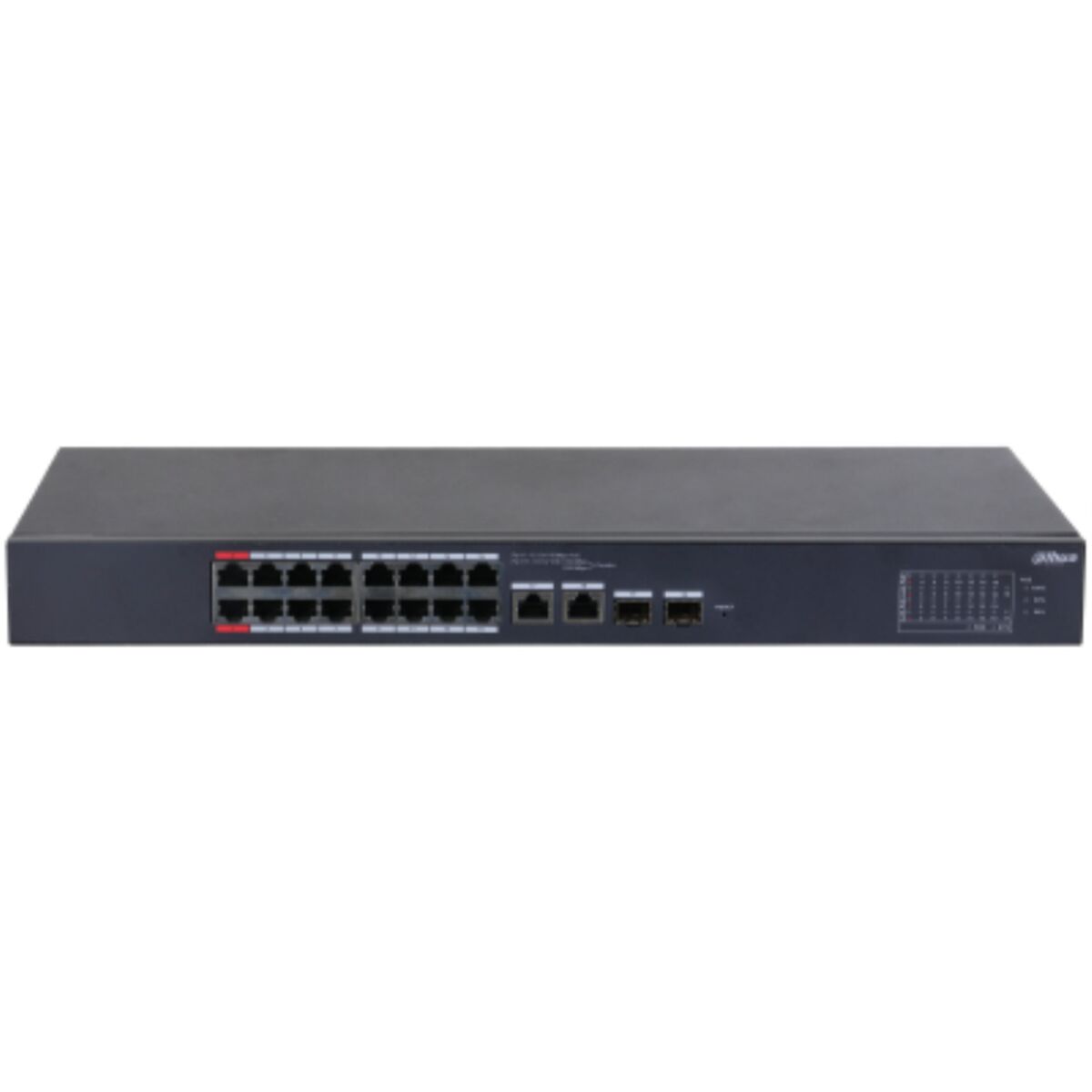 Switch DAHUA TECHNOLOGY DH-CS4218-16ET-240, DAHUA TECHNOLOGY, Computing, Network devices, switch-dahua-technology-dh-cs4218-16et-240, Brand_DAHUA TECHNOLOGY, category-reference-2609, category-reference-2803, category-reference-2827, category-reference-t-19685, category-reference-t-19914, category-reference-t-21367, Condition_NEW, networks/wiring, Price_100 - 200, Teleworking, RiotNook