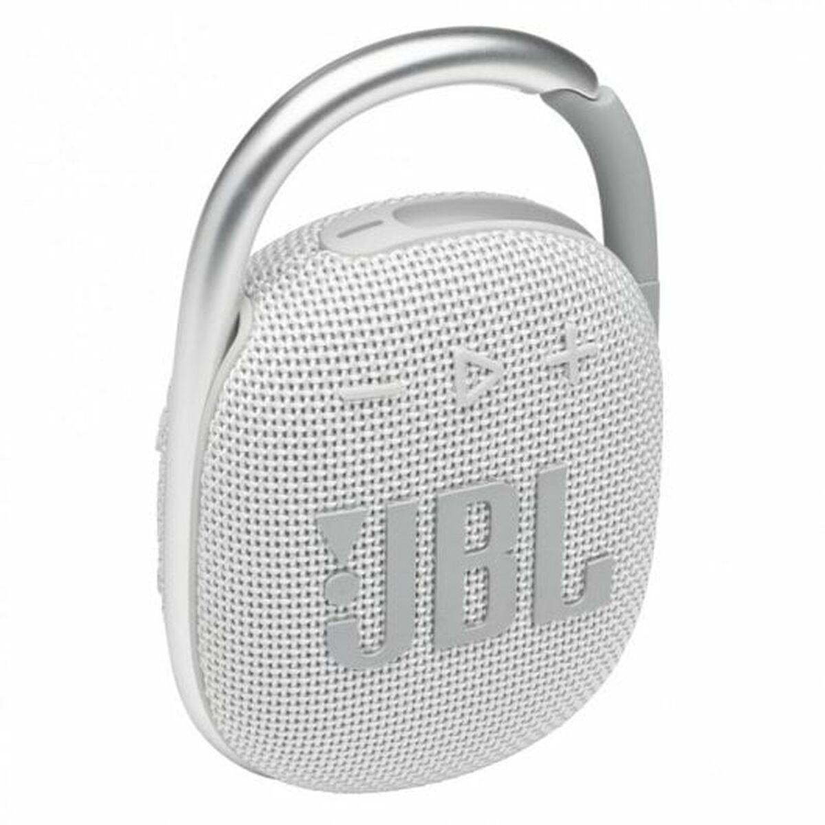 Portable Bluetooth Speakers JBL Clip 4  White 5 W, JBL, Electronics, Mobile communication and accessories, portable-bluetooth-speakers-jbl-clip-4-white-5-w, Brand_JBL, category-reference-2609, category-reference-2882, category-reference-2923, category-reference-t-19653, category-reference-t-21311, category-reference-t-25527, category-reference-t-4036, category-reference-t-4037, Condition_NEW, entertainment, music, Price_50 - 100, telephones & tablets, wifi y bluetooth, RiotNook