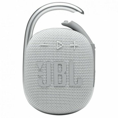 Portable Bluetooth Speakers JBL Clip 4  White 5 W, JBL, Electronics, Mobile communication and accessories, portable-bluetooth-speakers-jbl-clip-4-white-5-w, Brand_JBL, category-reference-2609, category-reference-2882, category-reference-2923, category-reference-t-19653, category-reference-t-21311, category-reference-t-25527, category-reference-t-4036, category-reference-t-4037, Condition_NEW, entertainment, music, Price_50 - 100, telephones & tablets, wifi y bluetooth, RiotNook